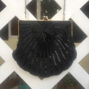 Beaded Vintage clasp purse